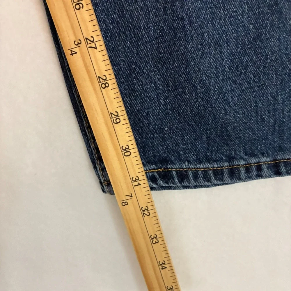 Levi's 550 Jeans Men's 34x32 Denim Dark Wash Relaxed Fit Classic Work Preppy